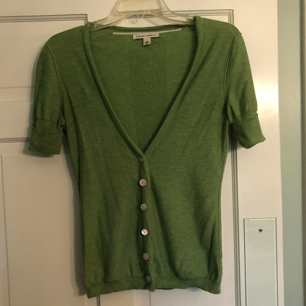 Banana Republic short-sleeved cardigan